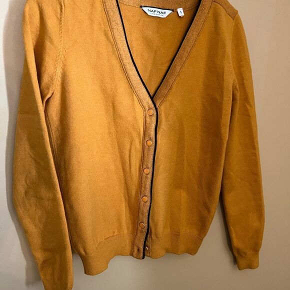 Naf naf small mustard cardigan - Picture 3 of 7